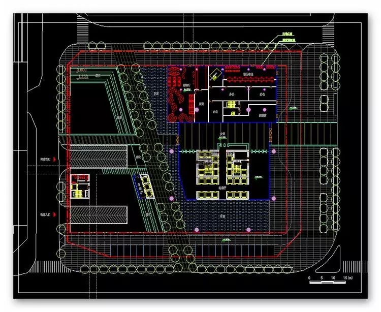 R012高层办公写字楼文本/cad/max模型多媒体方案全套99-1