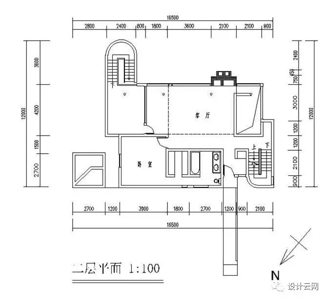 理查德·迈耶——史密斯住宅SU模型/CAD图纸PPT文本源文件-8