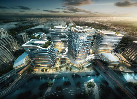 MY095北京未来科技城 整合模型（公建+住宅）北京天华-1