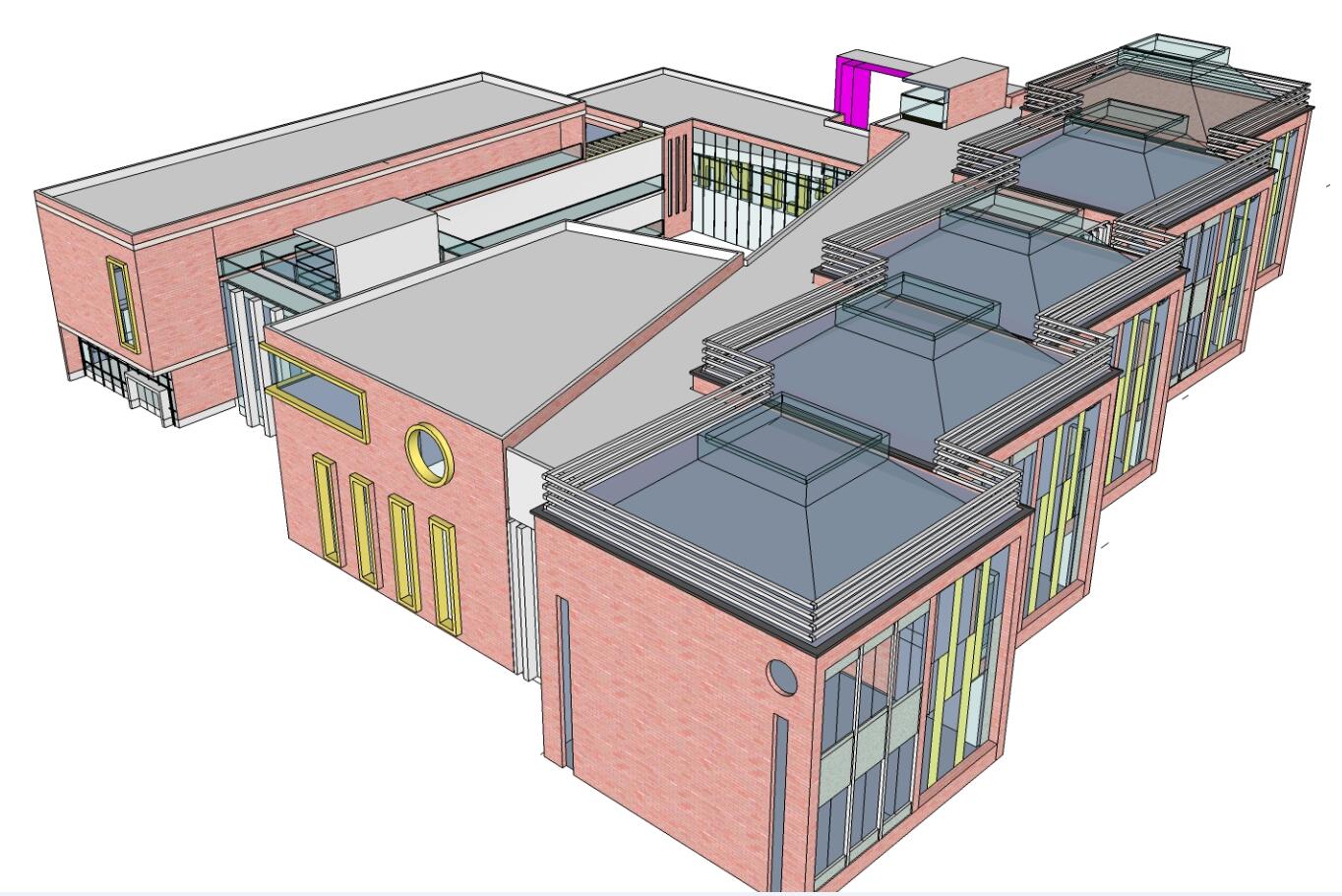 004 十五班幼儿园建筑方案设计（CAD+SU+3Dmax+效果图）-6