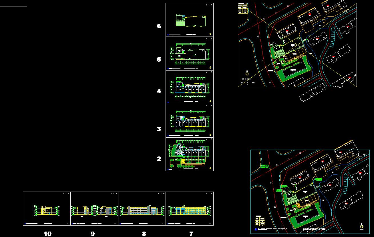 014 三层9班幼儿园建筑施工图（CAD+文本）-2
