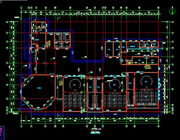 027 某九班幼儿园建筑方案图纸（CAD）-2