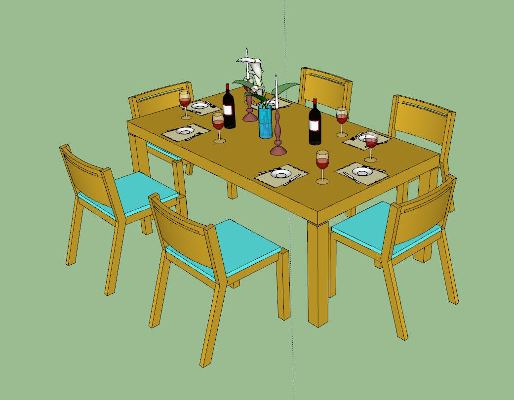 餐桌组合 (14)-1