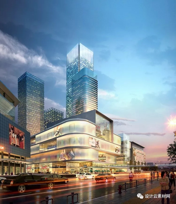 14套精选建筑商业设计后期效果图PSD源文件-7