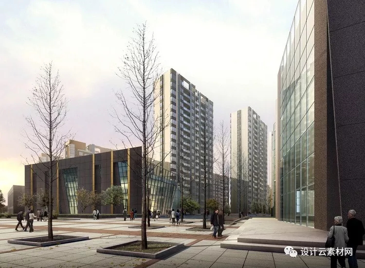 14套精选建筑商业设计后期效果图PSD源文件-5