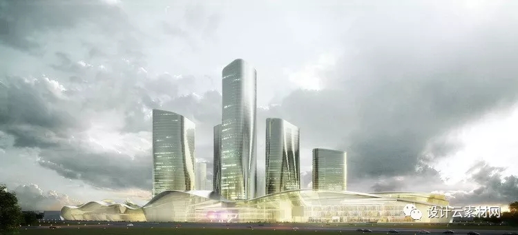 14套精选建筑商业设计后期效果图PSD源文件-2