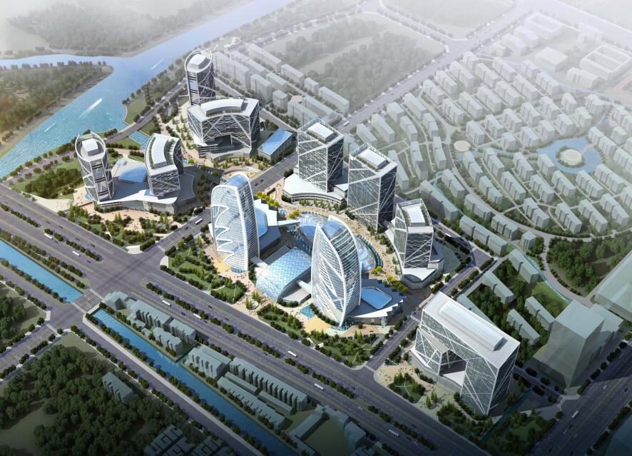 094 江苏盐城金融城项目规划建筑设计方案-2
