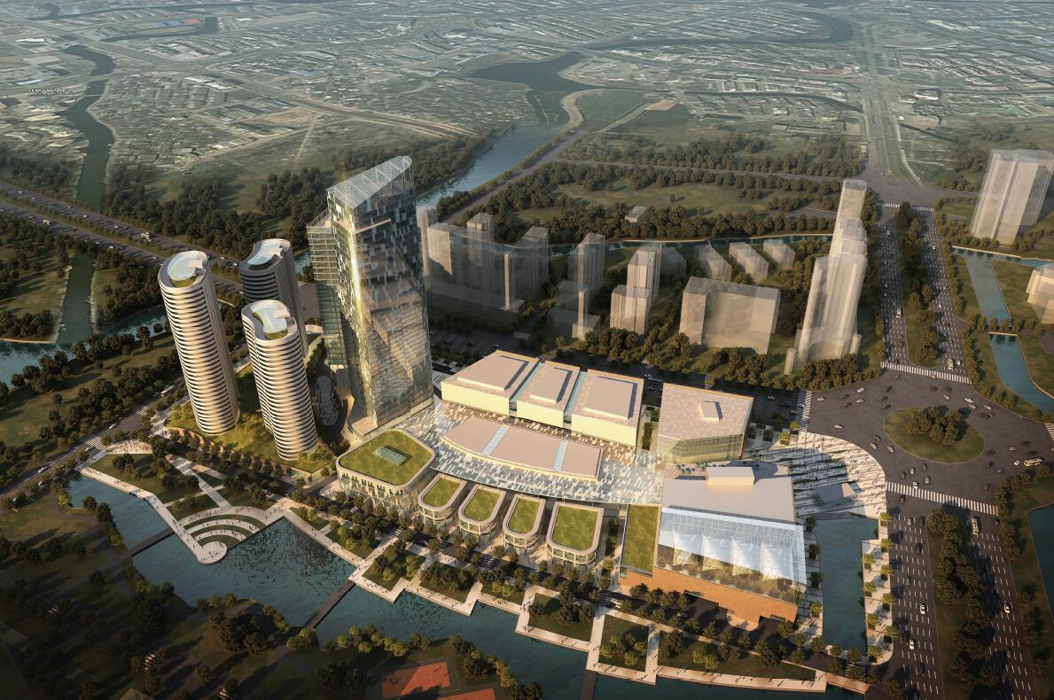 021 乐清市中心区A地商贸中心规划设计方案-3