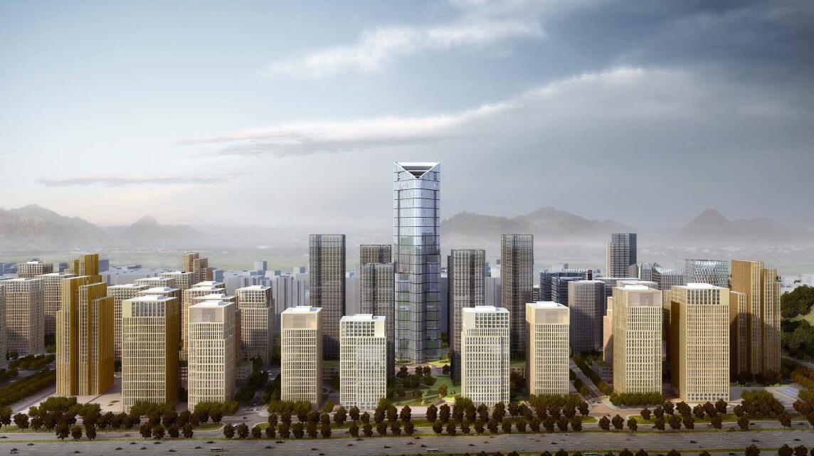 12.济南汉峪金融商务中心A地块B地块城市设计2012-3
