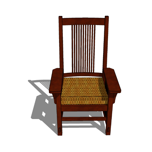 单椅SU模型一 (36)-1