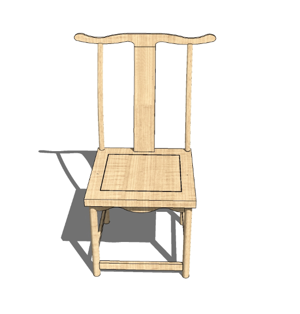 单椅SU模型一 (84)-1