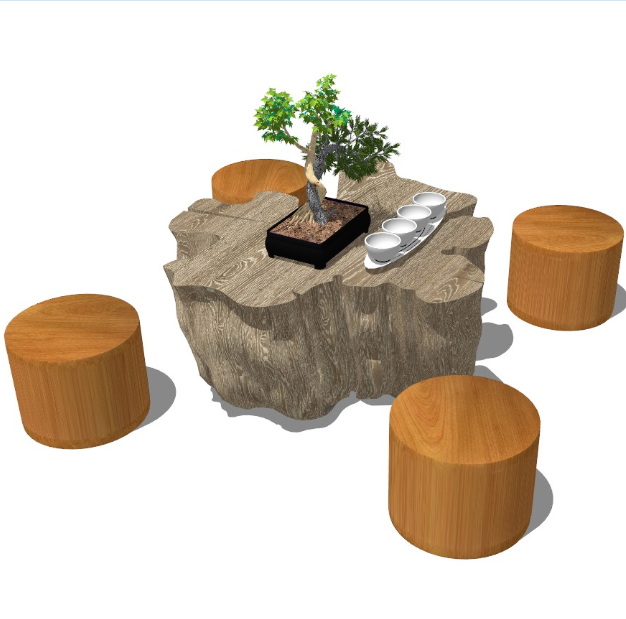 书桌茶桌 SU模型一 (15).png