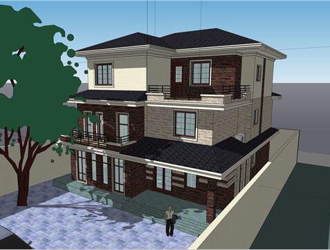 别墅SU模型 (96)-1