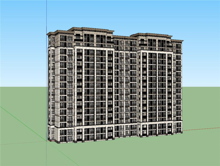 高层12595110模型住宅-1