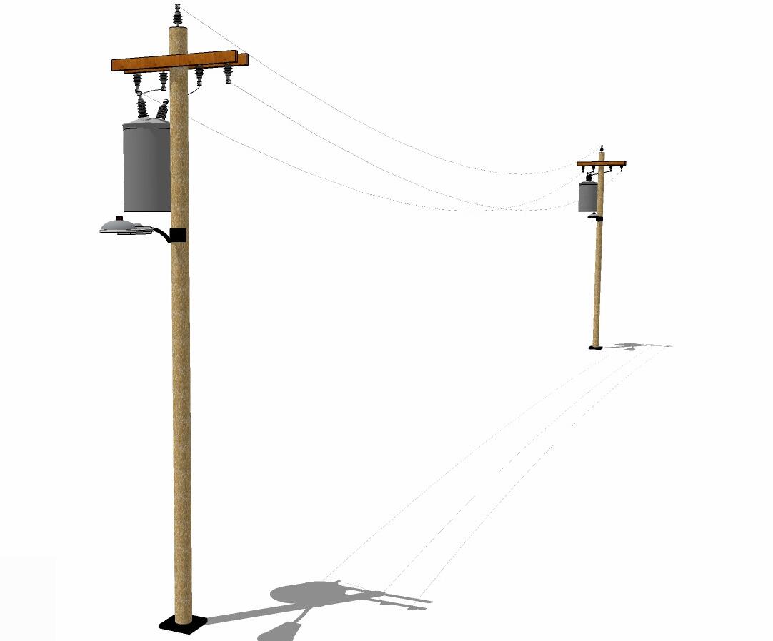 路灯电线杆 (1)-1