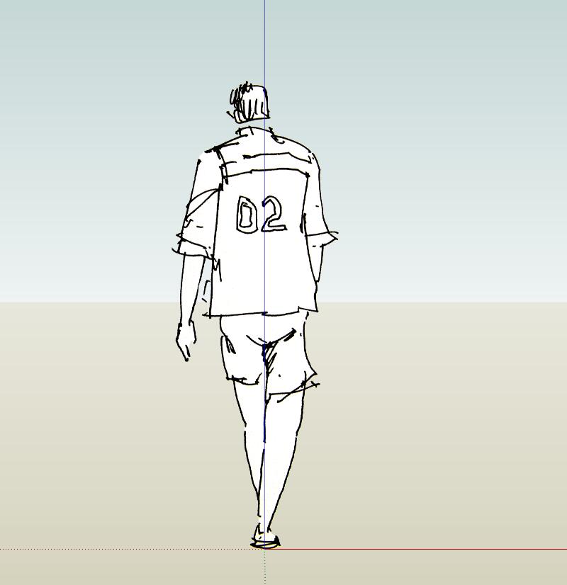 2d手绘人物组件SU模型 (31)-1