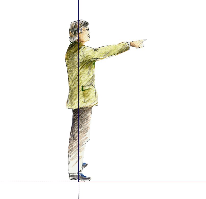 2d手绘人物组件SU模型 (46)-1