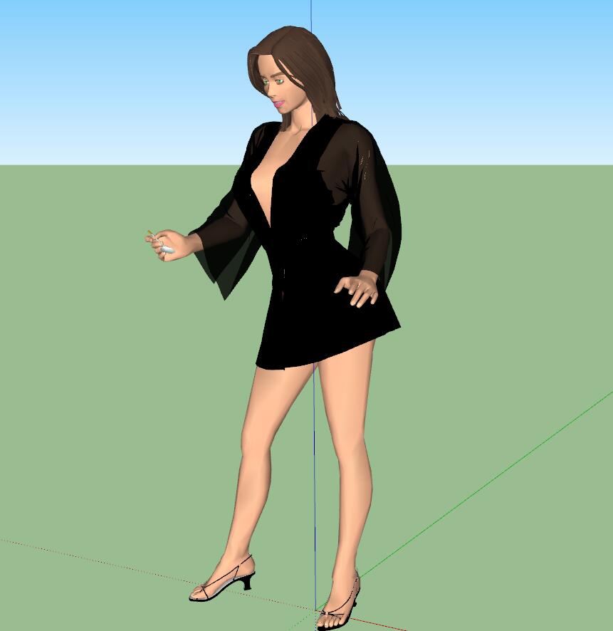 3D人物SU模型 (12)-1