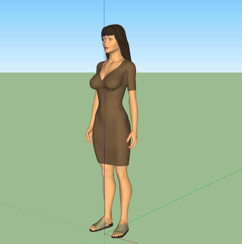 3D人物SU模型 (104)-1