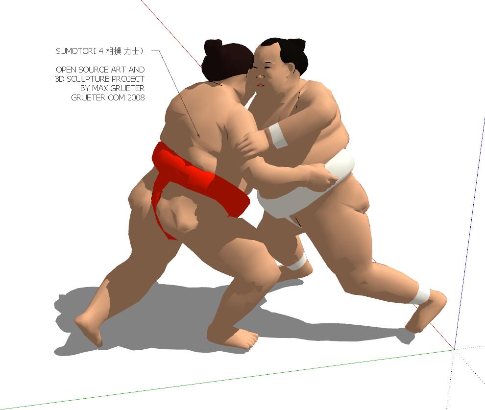 人物角色SU模型 (31)-1