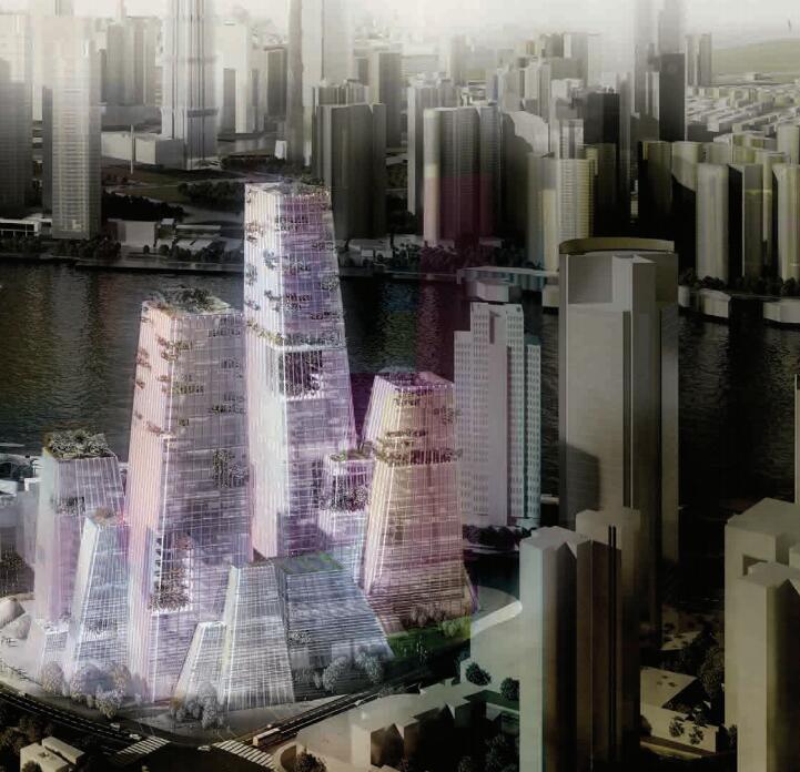 10 OMA：上海外滩金融中心规划设计-3