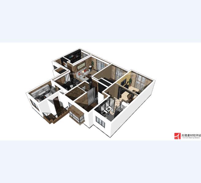 家装 su模型 (50)-1