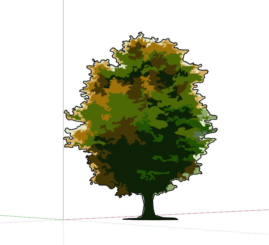 手绘树SU模型 (2)-1
