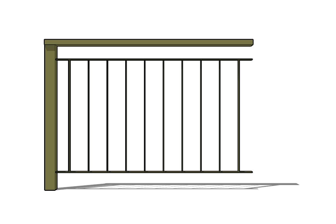 栏杆围栏SU模型 (46)-1