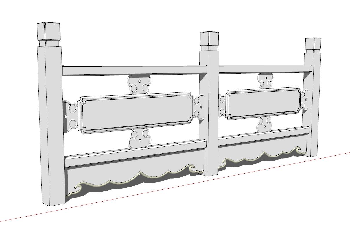 栏杆围栏SU模型 (63).jpg