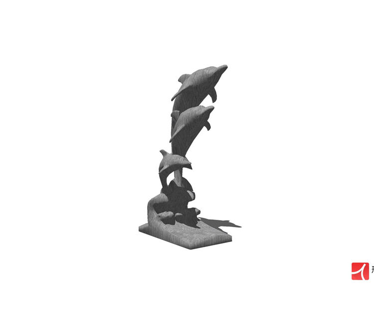 雕塑SU模型素材 (40)-1