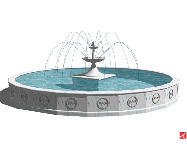 景观喷泉SU模型 (9).jpg