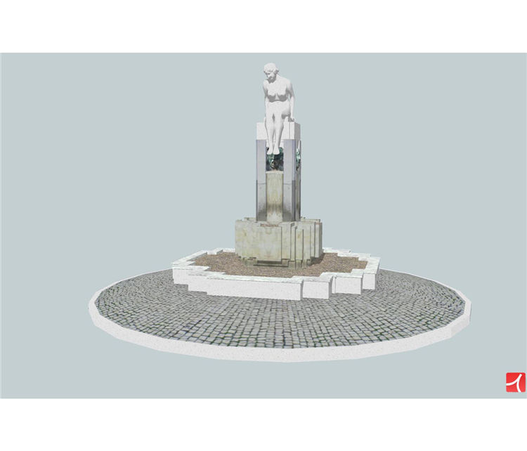 景观喷泉SU模型 (27)-1