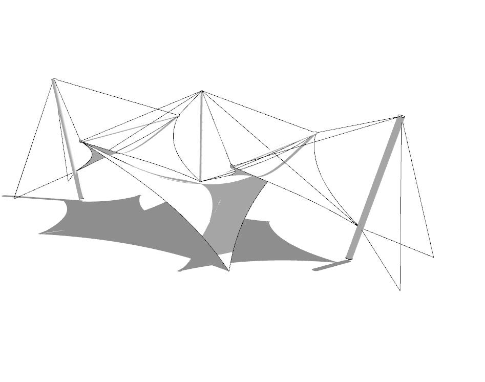 张拉膜状构筑物SU模型 (14)-1
