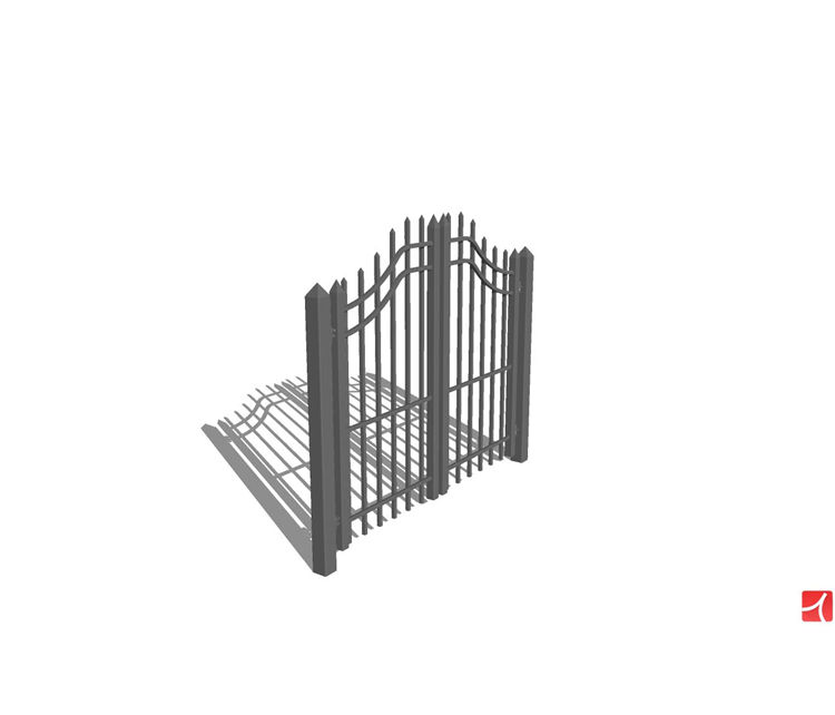 铁栅栏围栏 (3)-1