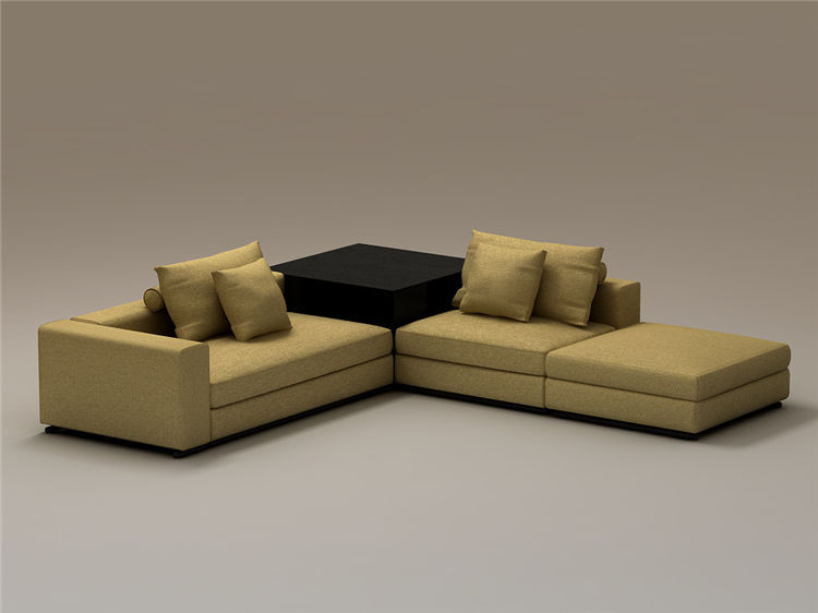 单个现代简约沙发3Dmax模型 (37)-1
