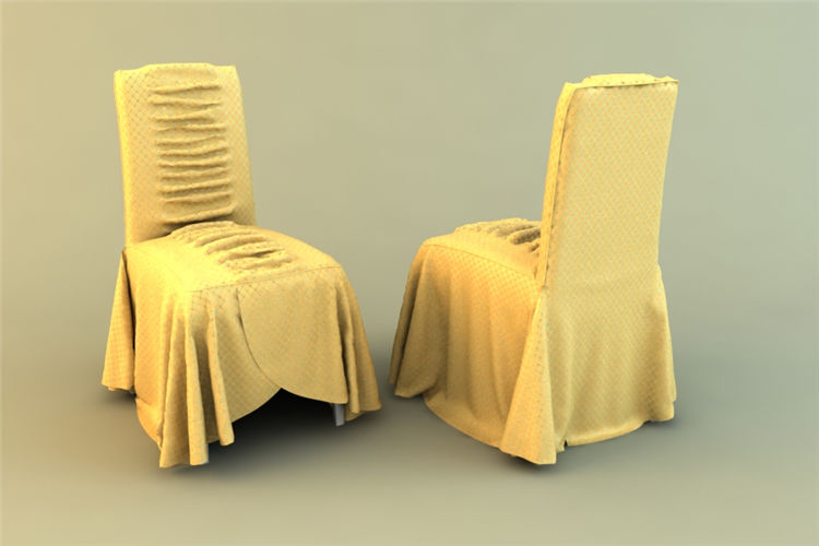 酒店椅子3Dmax模型 (2)-1