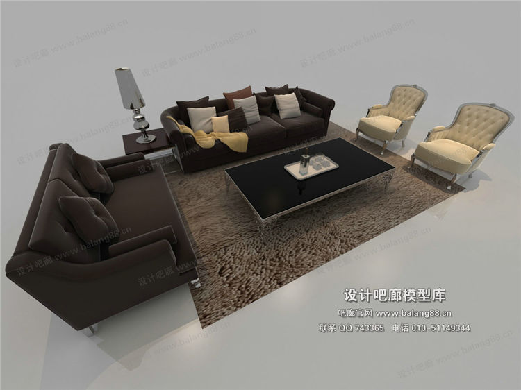 欧式风格沙发组合3Dmax模型 (31).jpg