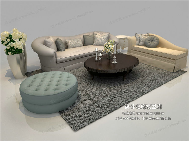欧式风格沙发组合3Dmax模型 (60).jpg