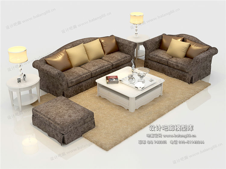 欧式风格沙发组合3Dmax模型 (74).jpg