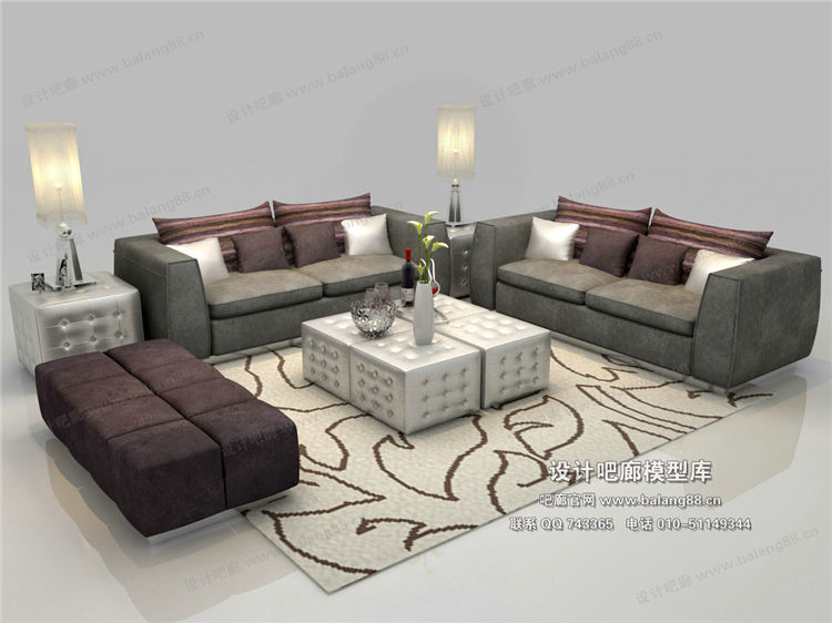现代风格沙发组合3Dmax模型 (26).jpg