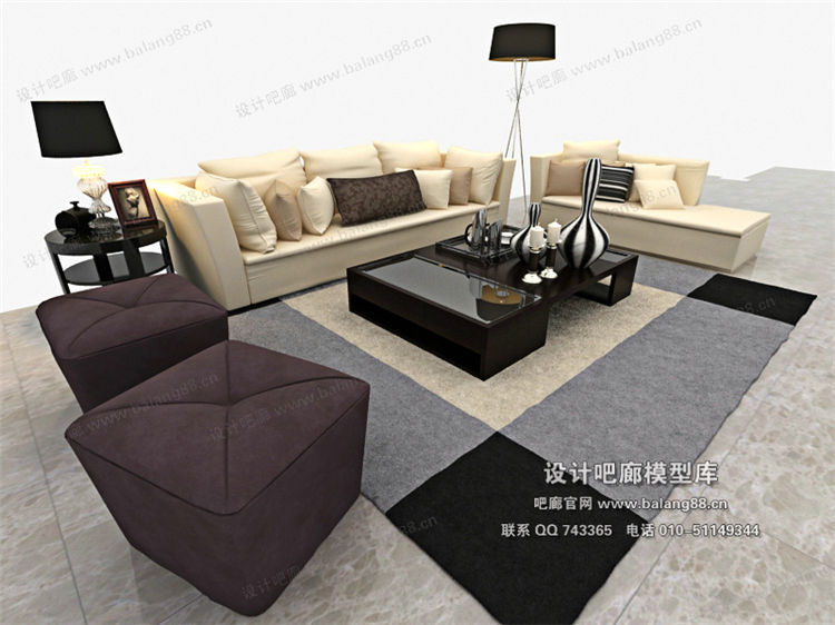 现代风格沙发组合3Dmax模型 (62).jpg