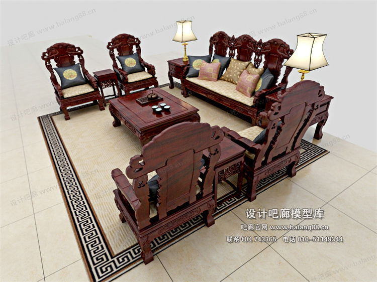 中式风格沙发组合3Dmax模型 (38).jpg