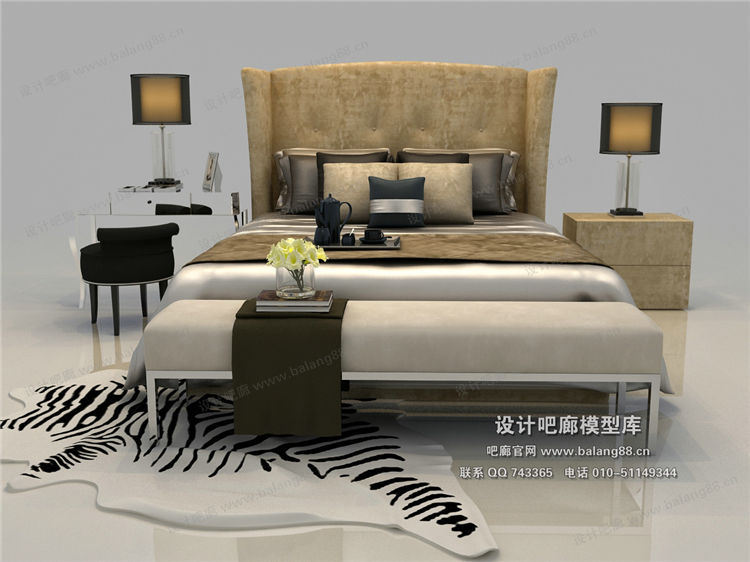 欧式模床3Dmax模型 (3).jpg