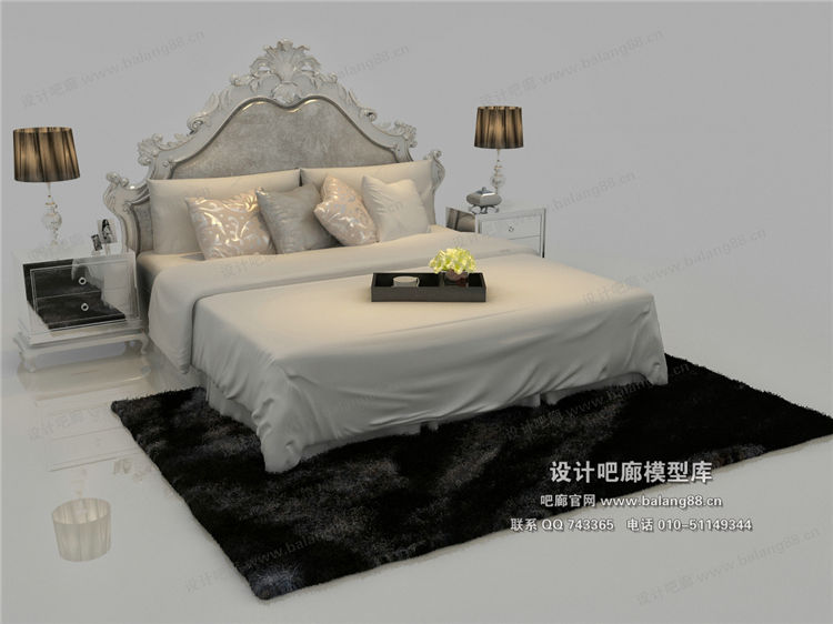 欧式模床3Dmax模型 (13).jpg