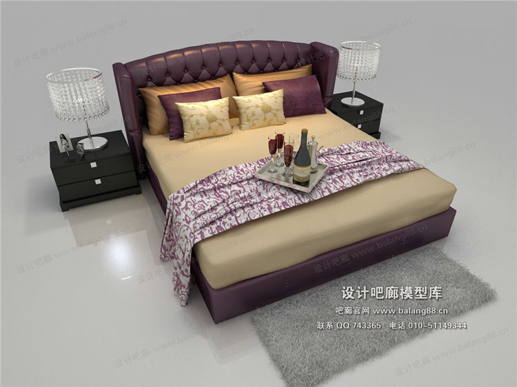 欧式模床3Dmax模型 (33).jpg