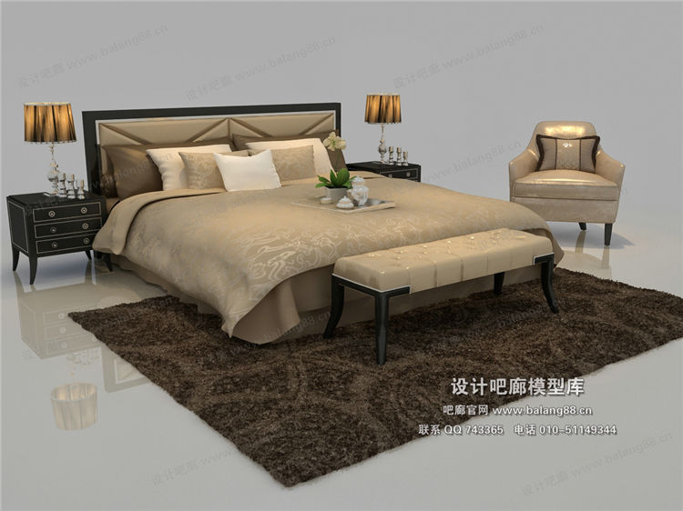 欧式模床3Dmax模型 (38).jpg