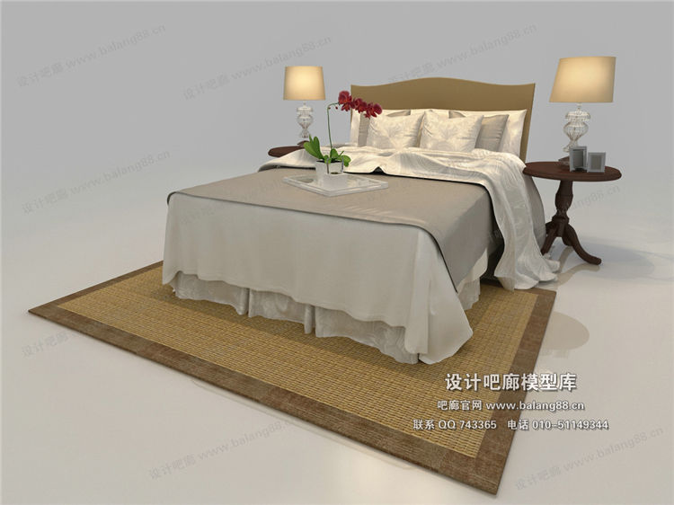 欧式模床3Dmax模型 (40).jpg