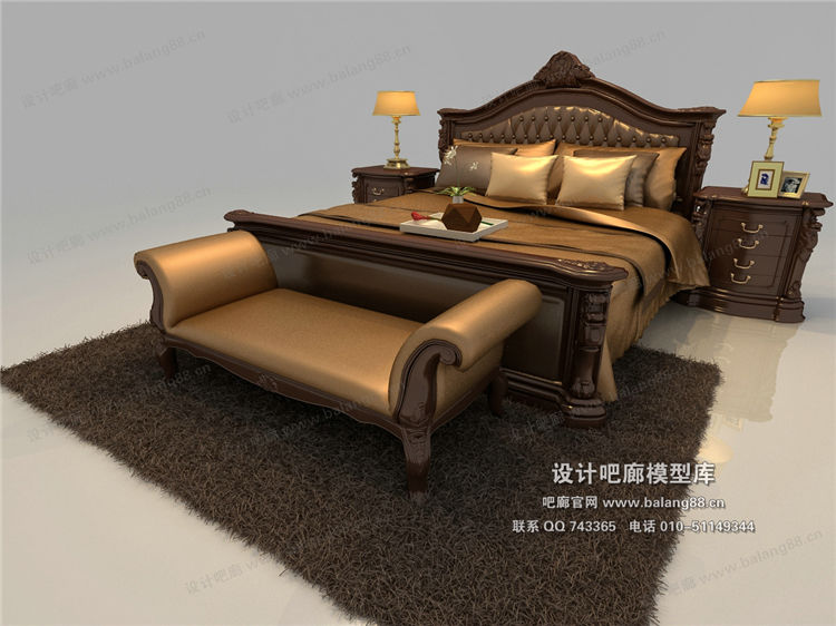 欧式模床3Dmax模型 (41).jpg