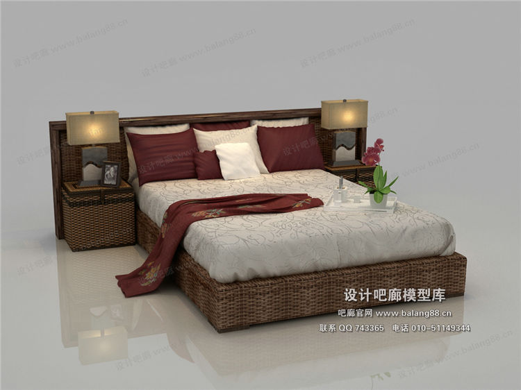 现代模床3Dmax模型 (19).jpg