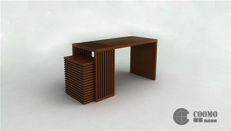 F01书桌+活动柜-1